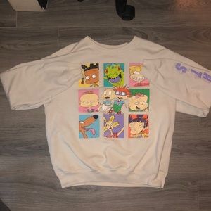 Medium cream rugrats crew neck